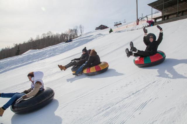 Opening of the snow tube track