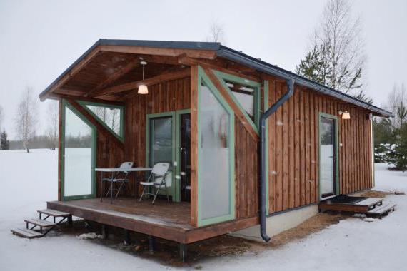 Studio house for two with sauna